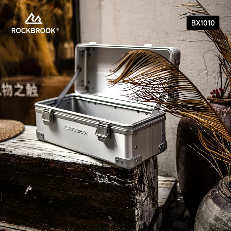 ROCKBROOK BX1010S 20L Small Aluminium Storage Case with Handle
