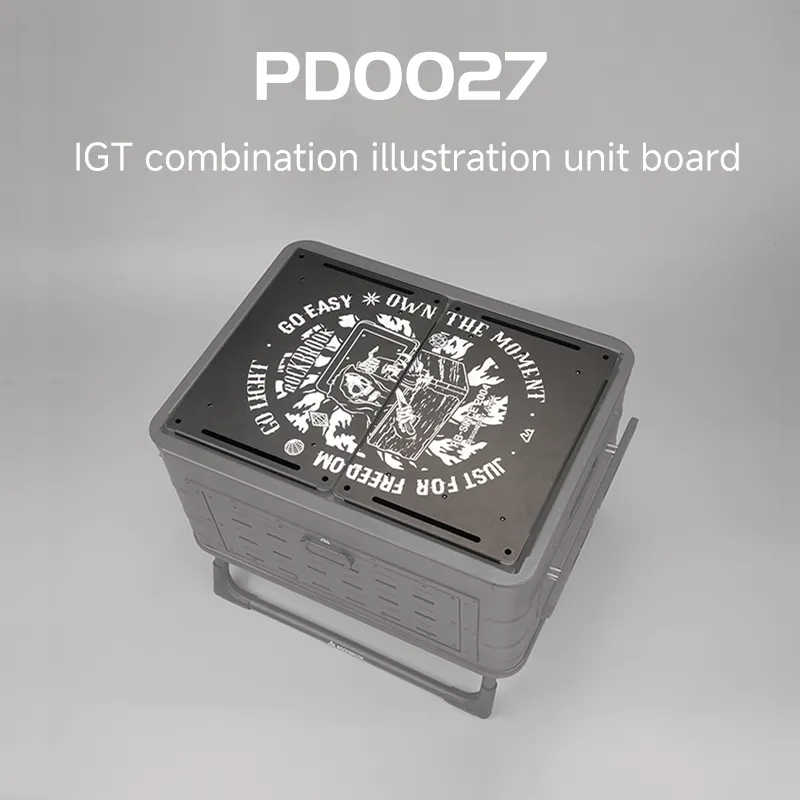 PD0027BDF (For 50L Box) 2PCS BLACK IGT Aluminum Side Panels