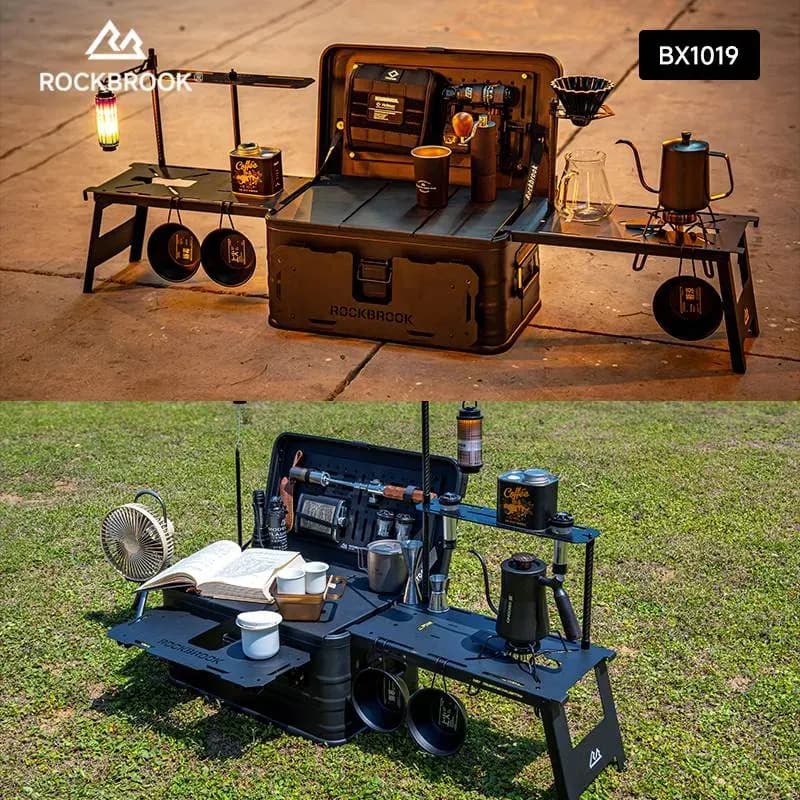 ROCKBROOK BX1019 30L Lightweight Scout Chuck Box with Legs