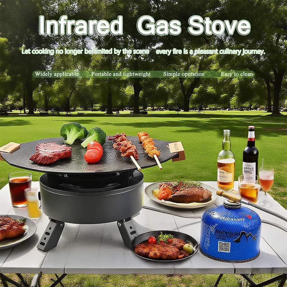 SV9003 Portable Propane Camping Stove with Igniter & Foldable Legs