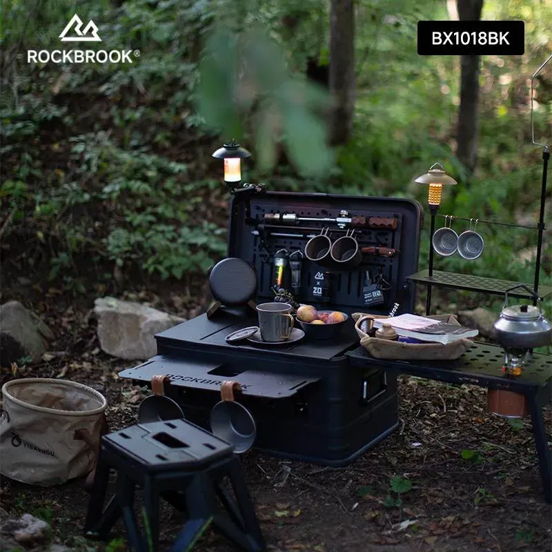 ROCKBROOK 50L Aluminium Chuck Box for DIY Camping Up to BX1018D